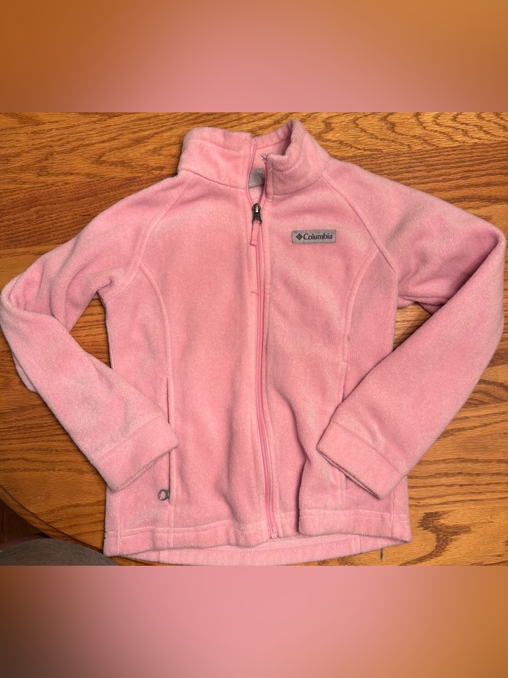 Columbia Kids Pink Full-Zip Fleece Jacket